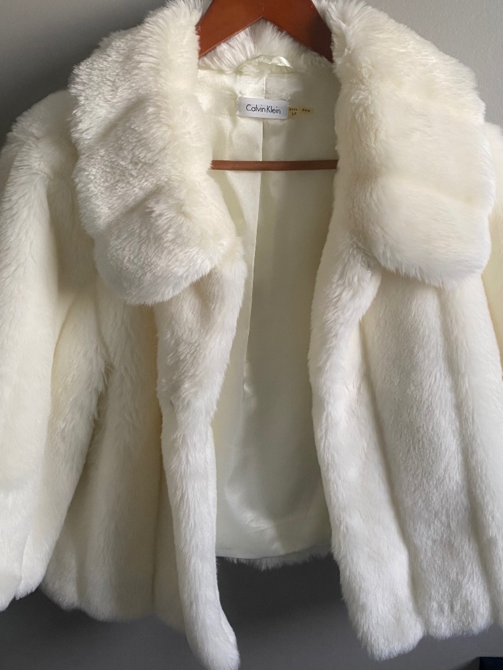 Soft White Faux Fur Jacket